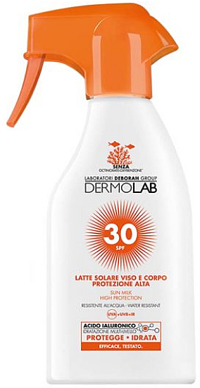 Защитный спрей от солнца - Deborah Protective Milk SPF 30+ — фото N1
