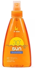 Парфумерія, косметика Бронзова сонцезахисна олія з SPF30 - Dr.Kelen Sun F30 Bronze Dry Touch