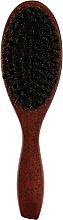 Парфумерія, косметика Щітка для волосся CS346 дерев'яна ручка, темно-коричнева - Cosmo Shop