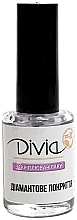 Закріплювач лаку "Діамантове покриття" - Divia — фото N1