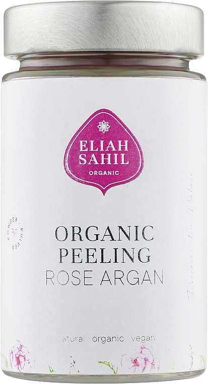 Органічний скраб для тіла - Eliah Sahil Organic Peeling Rose Argan — фото N1
