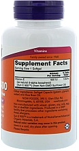 Витамин Sun-E 400 - Now Foods Sun-E 400 IU Softgels — фото N2