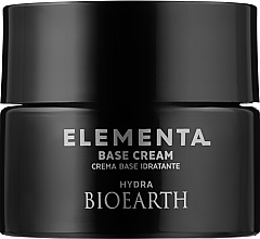 Парфумерія, косметика Зволожувальний крем для обличчя на основі оливкової олії - Bioearth Elementa Base Cream Hydra