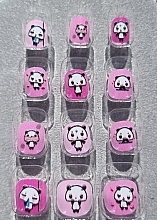Накладные самоклеящиеся ногти для детей "Панда", 981 - Deni Carte Tipsy Kids  — фото N3
