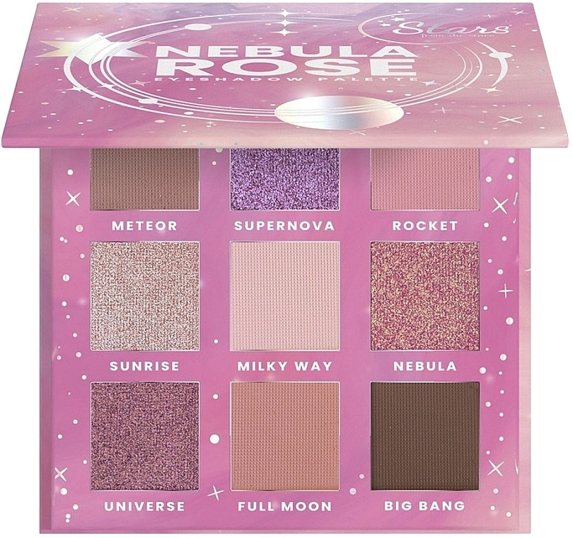 Палетка теней для век - Stars from The Stars Nebula Rose Eyeshadow Palette — фото N1