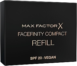 Пудра компактная - Max Factor Facefinity Compact Refil SPF 20 (сменный блок) — фото N3