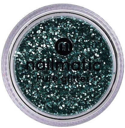 Блестки для дизайна ногтей - Nailmatic Pure Glitter Medium Turquoise Blue Glitter — фото N1