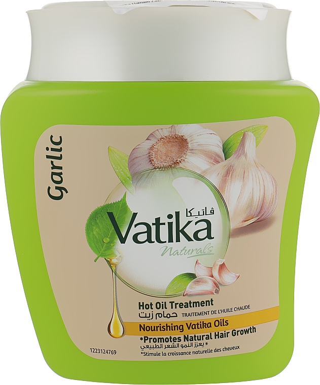 Маска для волосся з екстрактом часнику - Dabur Vatika Garlic Hot Oil Treatment Cream — фото N1