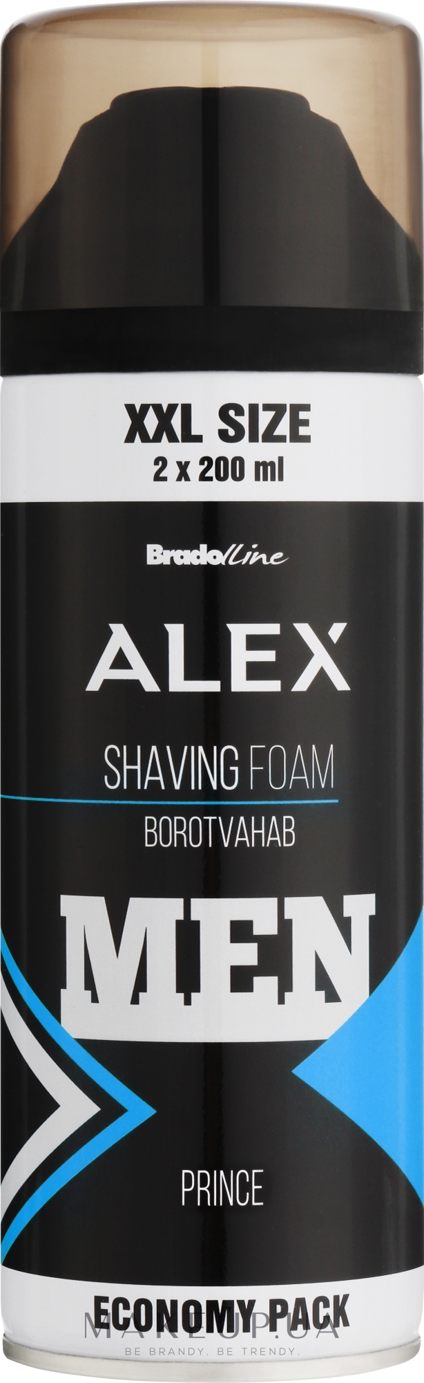 Піна для гоління - Bradoline Alex Prince Shaving Foam — фото 400ml