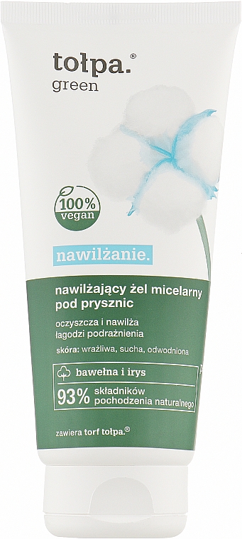 Заспокійливий зволожувальний гель для душу - Tolpa Green Hydration Moisturizing Soothing Shower Gel