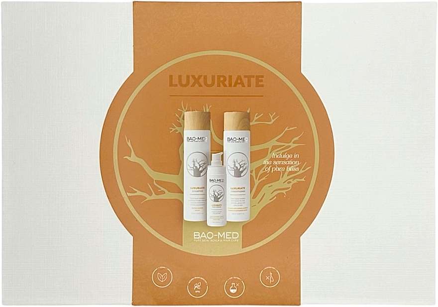 Набор - Bao-Med Luxuriate (shm/250ml + cond/250ml + ser/50ml) — фото N1