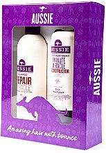 Парфумерія, косметика Набір - Aussie 3 Minute Miracle (sh/300ml + h/mask/250ml)