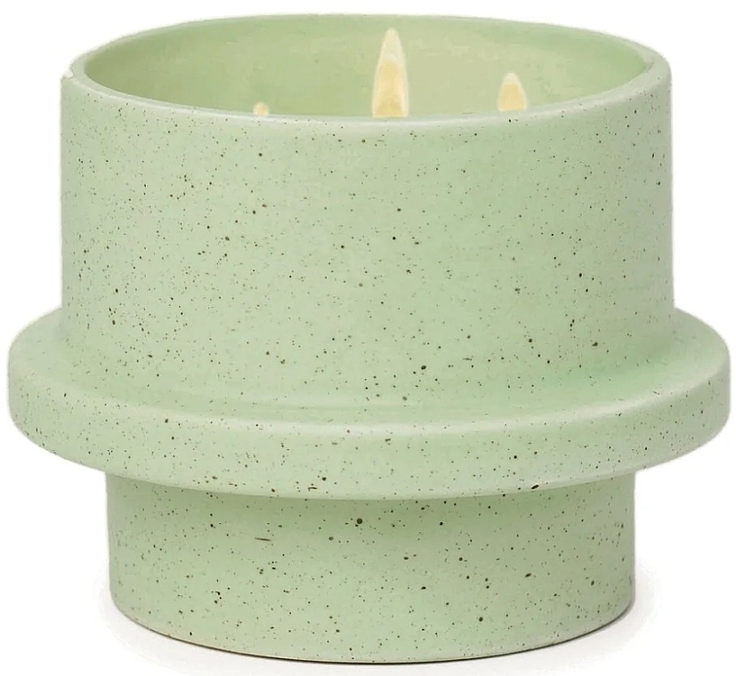 Ароматична свічка - Paddywax Folia Ceramic Candle Bamboo & Green Tea — фото N1