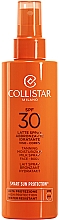 Спрей для загара - Collistar Tanning Moisturizing Milk Spray SPF 30 — фото N1