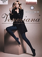 Колготки для жінок "Dimension 3D", 50 Den, Visone - Veneziana — фото N1
