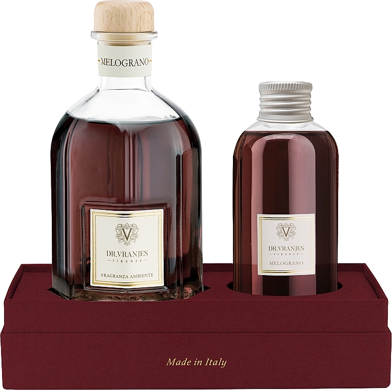 Набор - Dr Vranjes Melograno Gift Box (diffuser/250ml + refill/150ml) — фото N1