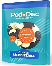 Сменные шлифовальные диски для педикюра L 120/25 мм - Clavier Medisterill PodoDisc — фото N1