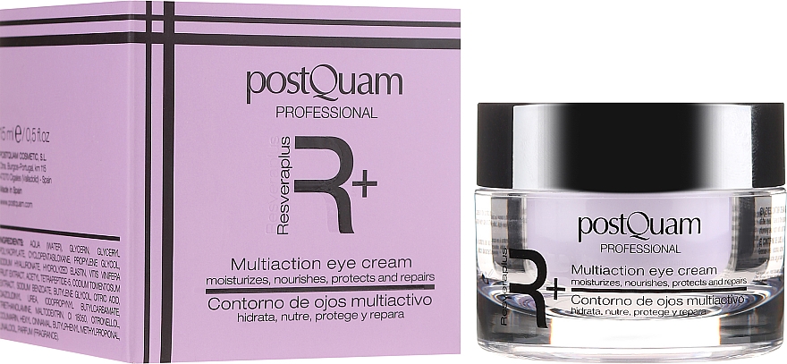 Мультиактивный крем для контура вокруг глаз - PostQuam Resveraplus Multiaction Eye Cream — фото N1