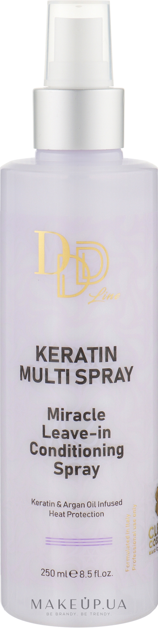Мультиспрей-кондиционер для волос с кератином - Clever Hair Cosmetics 3D Line Keratin Multi Spray — фото 250ml