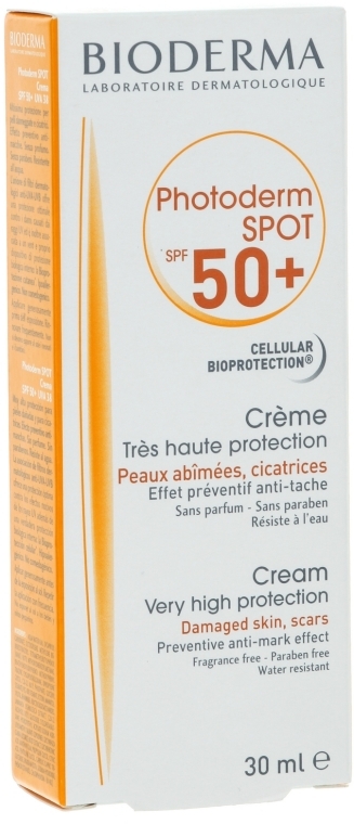 Солнцезащитный крем - Bioderma Photoderm Spot SPF 50+ Sun Cream