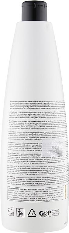 Стабилизирующий крем-окислитель 12% - Sensus Lux Activator Cream 40 Vol — фото N2