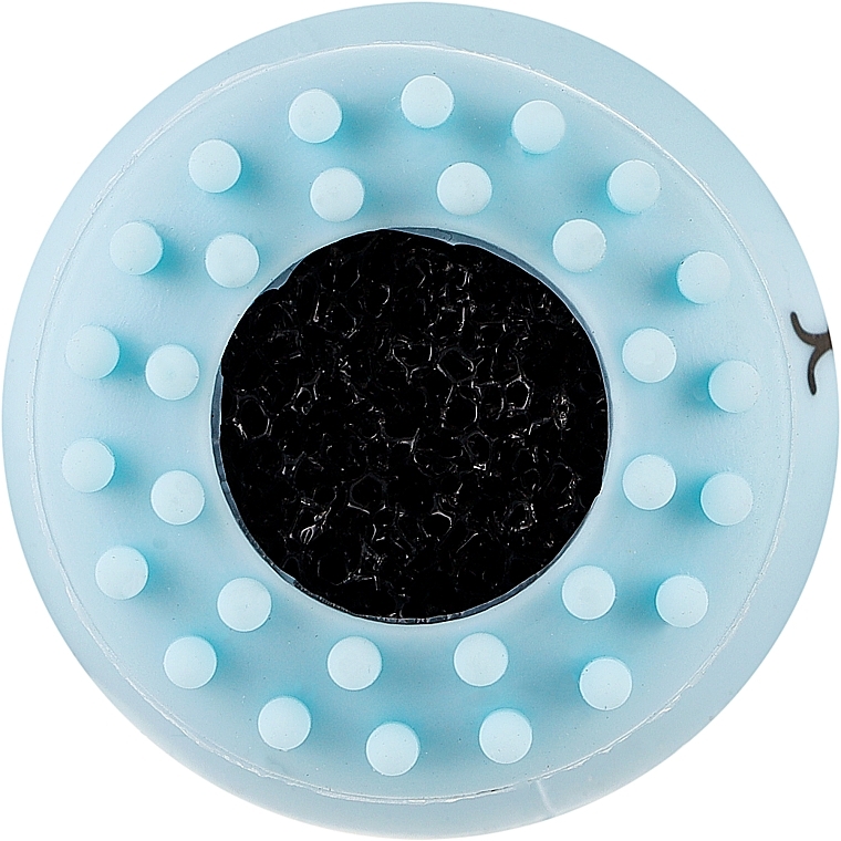 Силіконова щіточка для очищення пор, блакитна - Reclaire Exfoliating Jellyfish Silicone Brush — фото N3