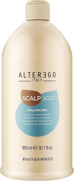 Балансирующий шампунь для волос - Alter Ego ScalpEgo Balancing Rebalancing Shampoo — фото N3
