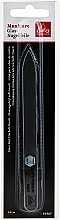Стеклянная пилочка для ногтей 14 см, белая, матовая - Erbe Solingen Soft-Touch — фото N1