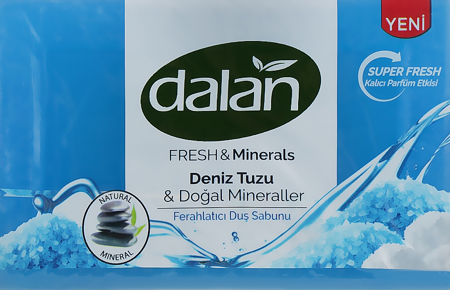Мыло для душа "Морская соль и минералы" - Dalan Fresh & Minerals Sea Salt & Natural Minerals