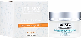 Зволожувальний крем з олією обліпихи та манго SPF 15 - Dr. Sea Moisturizing Cream SPF 15 — фото N1