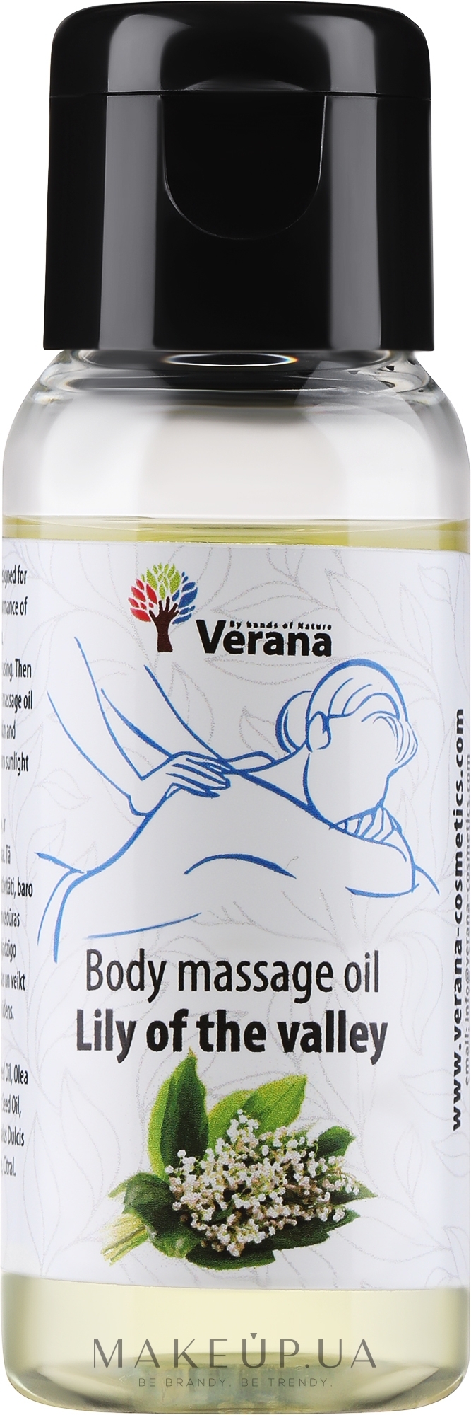 Массажное масло для тела "Lily Of The Valley Flower" - Verana Body Massage Oil — фото 30ml