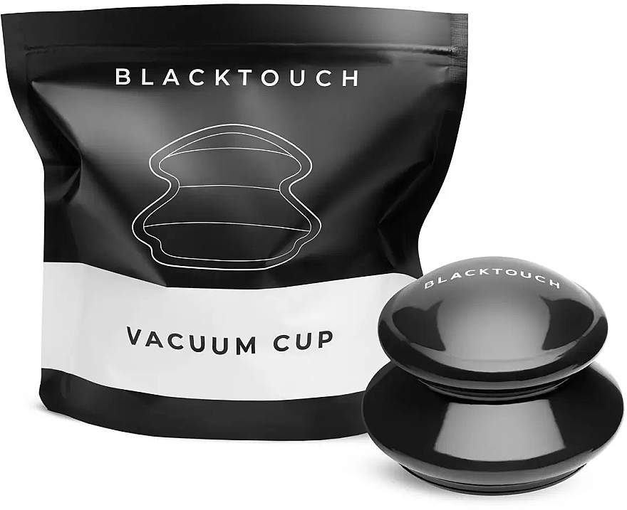 Антицеллюлитная вакуумная баночка для тела, черная - BlackTocuh — фото N1