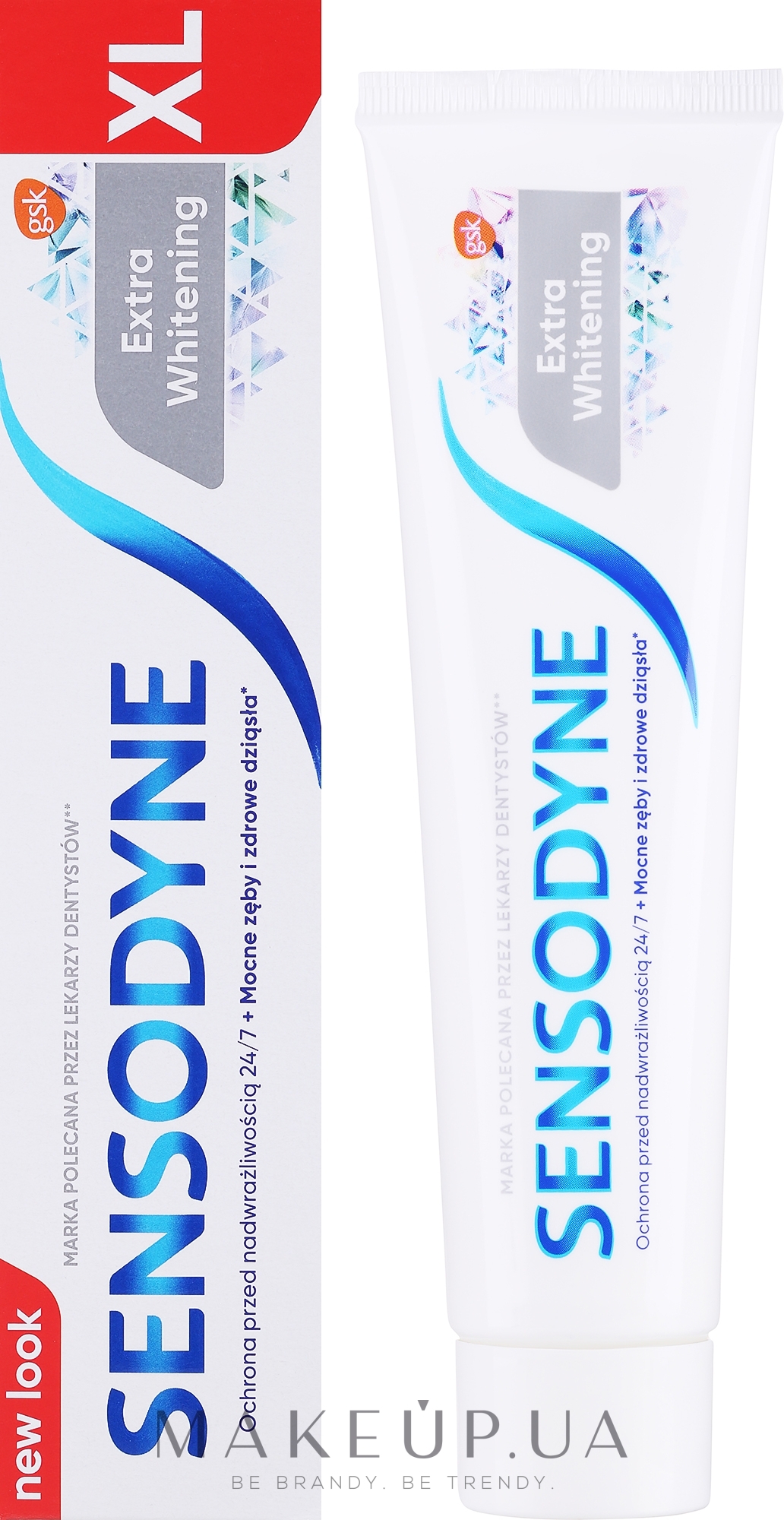 Зубная паста для чувствительных зубов, отбеливающая - Sensodyne Extra Whitening — фото 100ml