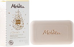 Мило для обличчя і тіла - Melvita L'Or Bio Soap — фото N1