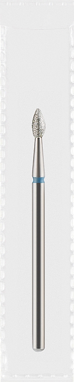 Фреза алмазная синяя "Оливка острая", диаметр 2,5 мм, длина 5 мм - Divia DF007-25-B