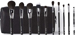 Духи, Парфюмерия, косметика Набор кистей и косметичка - Bh Cosmetics Set Of Brushes Toiletry Bag Ultimate Essentials