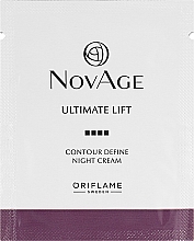 Парфумерія, косметика Нічний крем-ліфтинг - Oriflame NovAge Ultimate Lift Contour Define Night Cream (пробник)