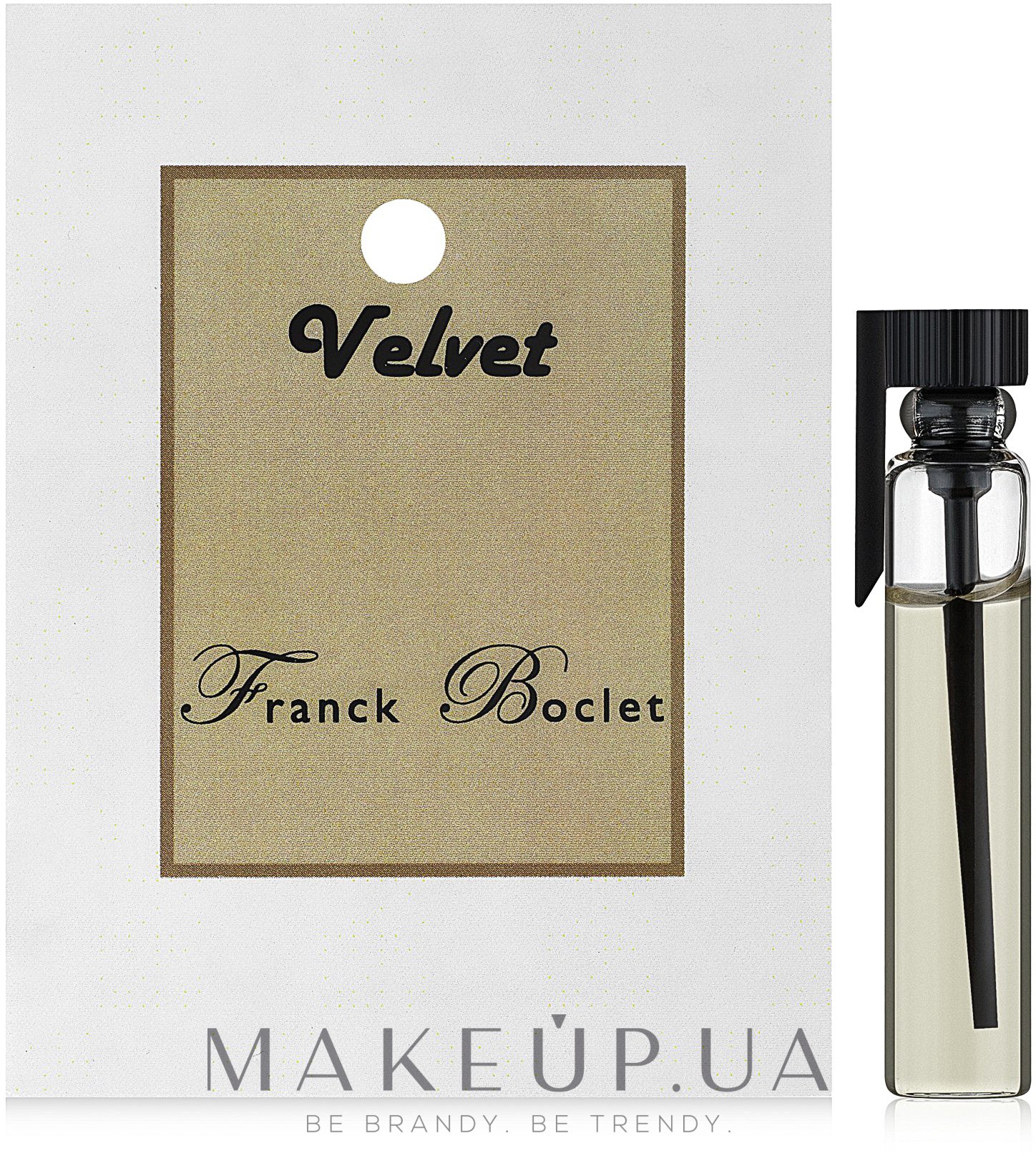 Franck Boclet Velvet - Духи (пробник) — фото 1.7ml