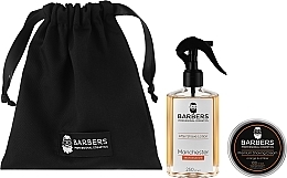 Подарочный набор для бритья - Barbers Premium Mens Set Orange & Amber (sh/cr/100ml + aftsh/lot/250ml) — фото N2