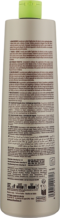 Крем-окислювач - Echosline Hydrogen Peroxide Stabilized Cream 20 vol (6%) — фото N6