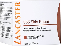 Нічний крем для обличчя - Lancaster 365 Skin Repair Youth Memory Night Cream — фото N4