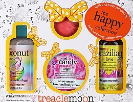 Набір - Treaclemoon The Happy Collection (sh/gel/100ml + mist/100ml + bath/riz/80g + h/b/cr/50ml) — фото N1