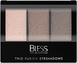 Тройные тени для век - Bless Beauty Trio Fusion Eyeshadows — фото N2