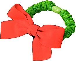 Парфумерія, косметика Резинка для волосся з бантиком, зелена - Lolita Accessories