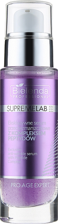 Ексклюзивна сироватка проти зморщок з пептидним комплексом - Bielenda Professional SupremeLab Pro Age Expert — фото N1