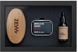 Набор - Zew For Men (oil/30ml + soap/85ml + brush/1pc + soap/holder/1pc) — фото N1