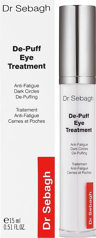 Крем від набряків і темних кіл під очима - Dr. Sebagh De-Puff Eye Treatment — фото N1