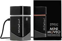 Мініаромадифузор, чорний - Millefiori Milano Mini Moveo Diffuser Black — фото N1