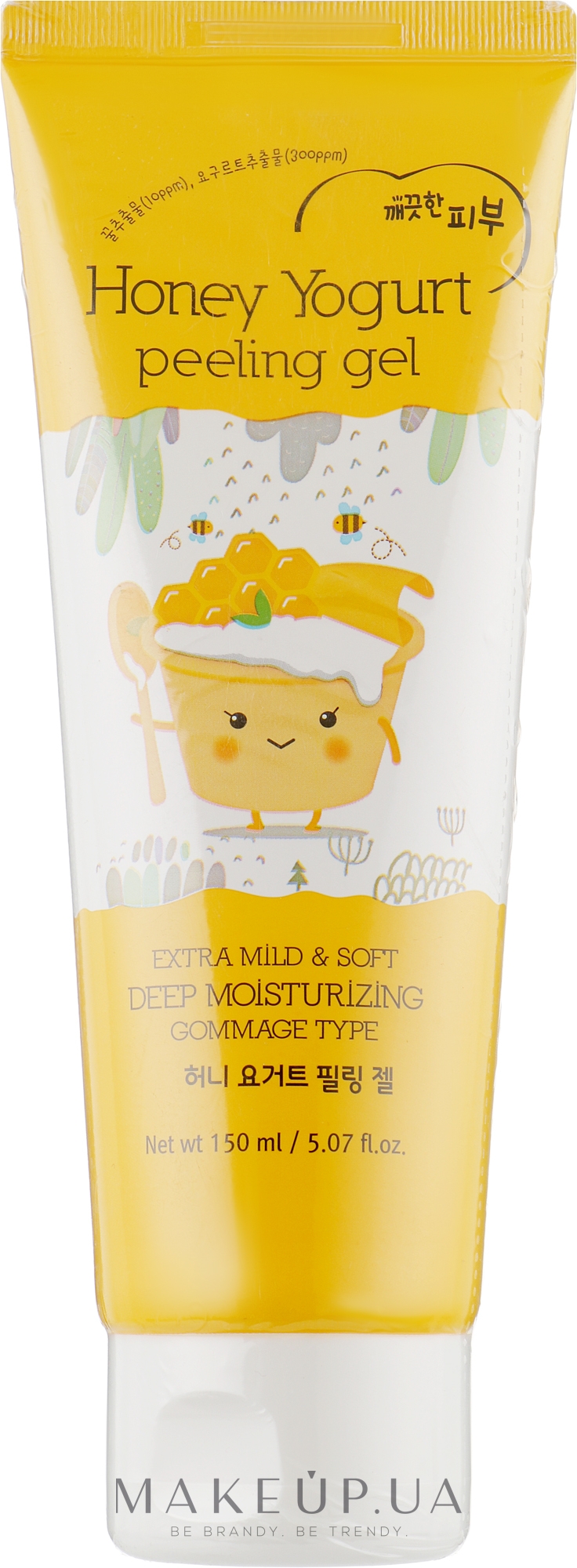 Гель-пилинг для лица "Мед" - Esfolio Honey Yogurt Face Peeling Gel Mild & Soft Gommage — фото 150ml