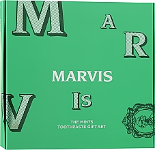 Набор зубных паст "The Mint Gift Set" - Marvis (toothpast/2x10ml + toothpast/85ml) — фото N1